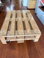 Leuke pallet salontafel, Ophalen of Verzenden, Zo goed als nieuw, Minder dan 50 cm, Rechthoekig