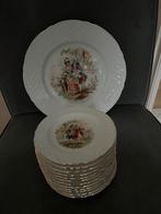 Gebaksschaal en 12 bordjes Bavaria Schumann Arzberg, Ophalen of Verzenden