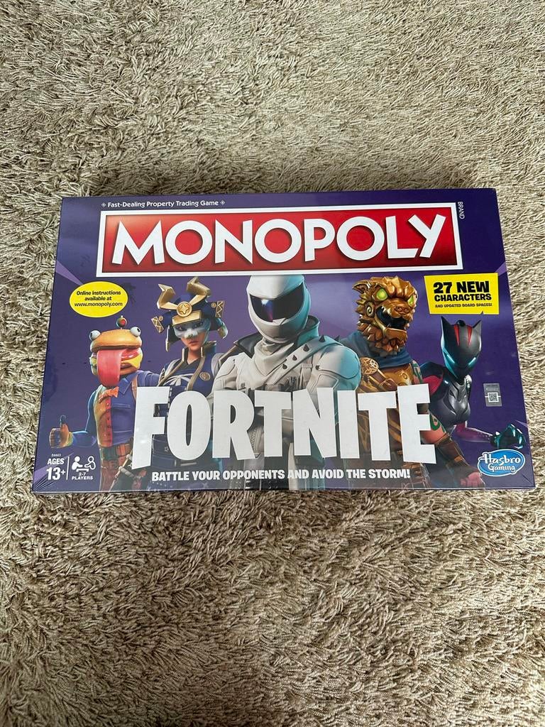 Monopoly Fortnite, Hobby en Vrije tijd, Gezelschapsspellen | Bordspellen, Drie of vier spelers, Ophalen of Verzenden, Nieuw