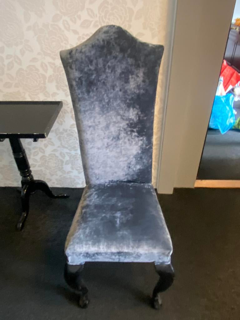 6 Hoge stoelen, Huis en Inrichting, Stoelen, Ophalen, Twee, Zo goed als nieuw, Stof