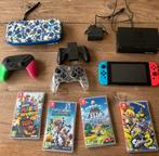 Nintendo Switch bundel met 4 spellen en accessoires, 3 spelers of meer, Ophalen of Verzenden, Gebruikt, Vanaf 7 jaar