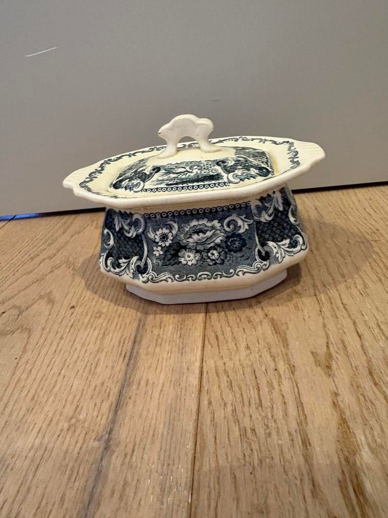 Victoria Groen Societe Ceramique suikerpot, Ophalen of Verzenden