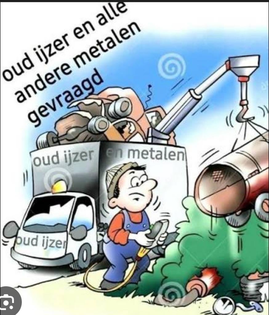 Oud ijzer gezocht (geen witgoed), Ophalen, IJzer