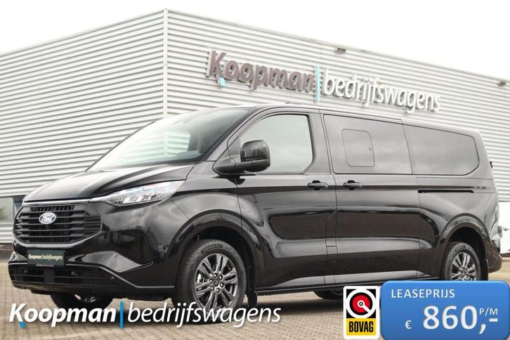 Ford Transit Custom 2.5 PHEV 233pk L2H1 Limited | 8-Persoons, Auto's, Ford, Bedrijf, Te koop, Transit, ABS, Achteruitrijcamera