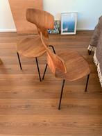 2 x Fritz Hansen Hammer Chair, Huis en Inrichting, Stoelen, Ophalen, Gebruikt, Bruin, Hout