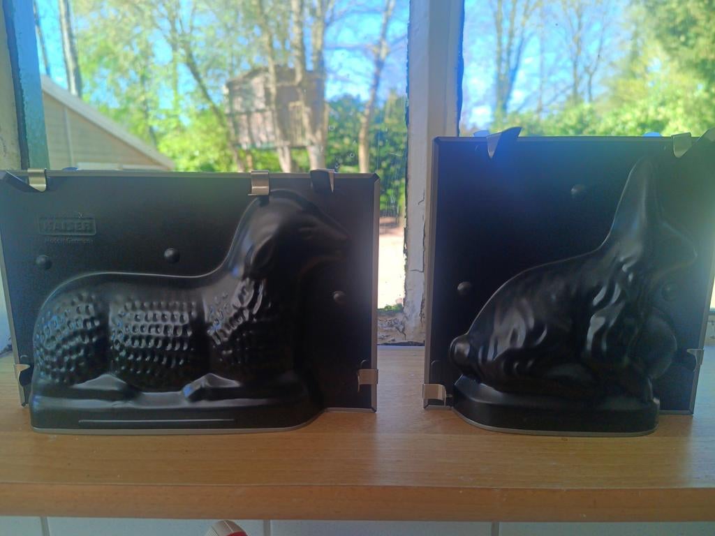 Bakvorm schaap en haasje - Kaiser, Overige typen, Nieuw, Ophalen of Verzenden, Zwart