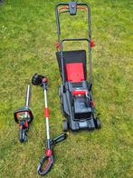 AKKU tuinmaschines maaimaschine heggeschaar trimmer, Ophalen of Verzenden, Zo goed als nieuw