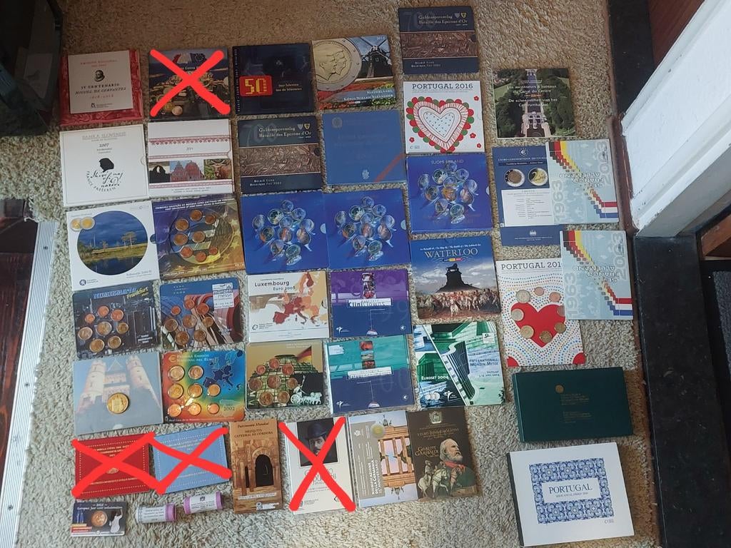 Grote partij Eurosets!!, Ophalen of Verzenden, Overige waardes, Setje