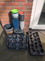 Kweekpotten circa 70 stuks, Ophalen of Verzenden, Gebruikt, Kweekbak
