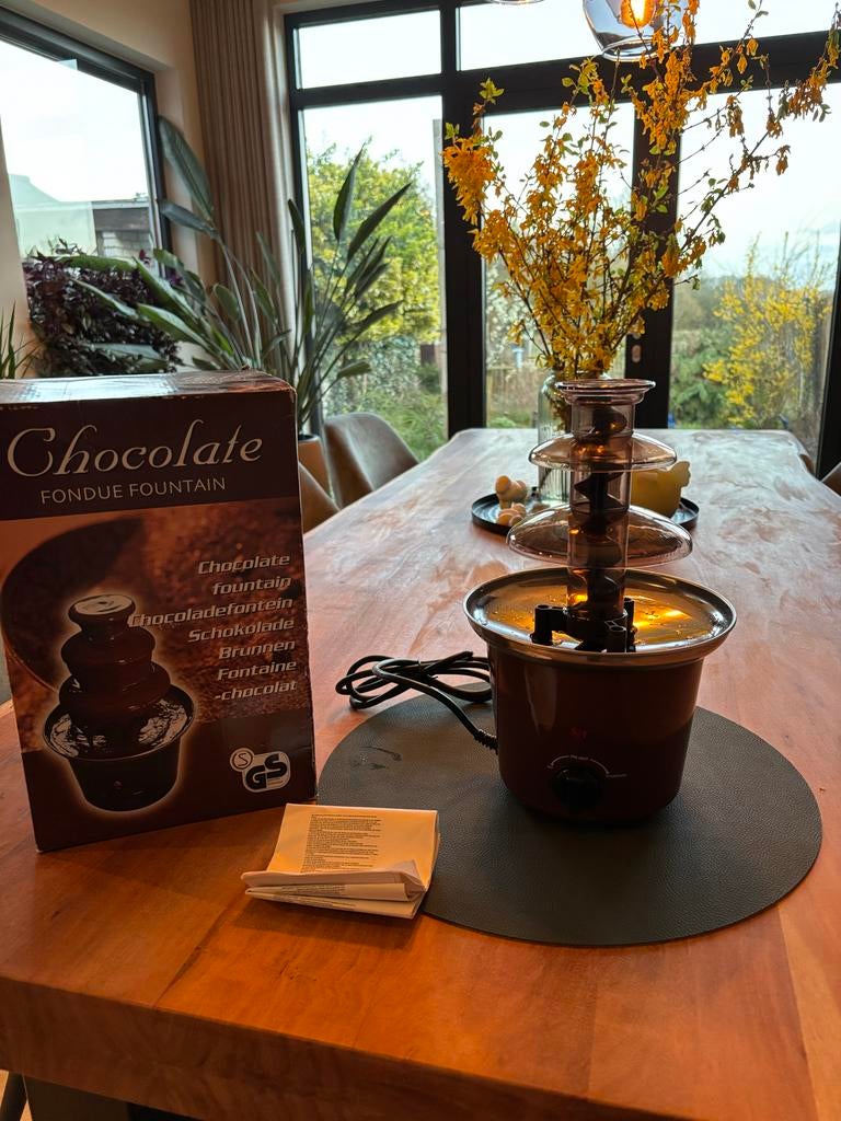 Chocolade fontein, Ophalen, Gebruikt, Elektrisch, Fondueset