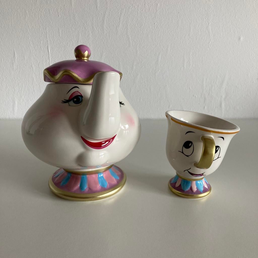 Disney Beauty and the Beast, Ophalen of Verzenden, Assepoester of Belle, Zo goed als nieuw, Beeldje of Figuurtje