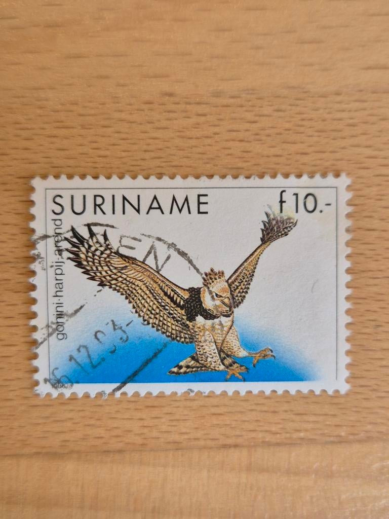 Suriname 1986 vogel, Postzegels en Munten, Postzegels | Suriname, Ophalen of Verzenden, Gestempeld