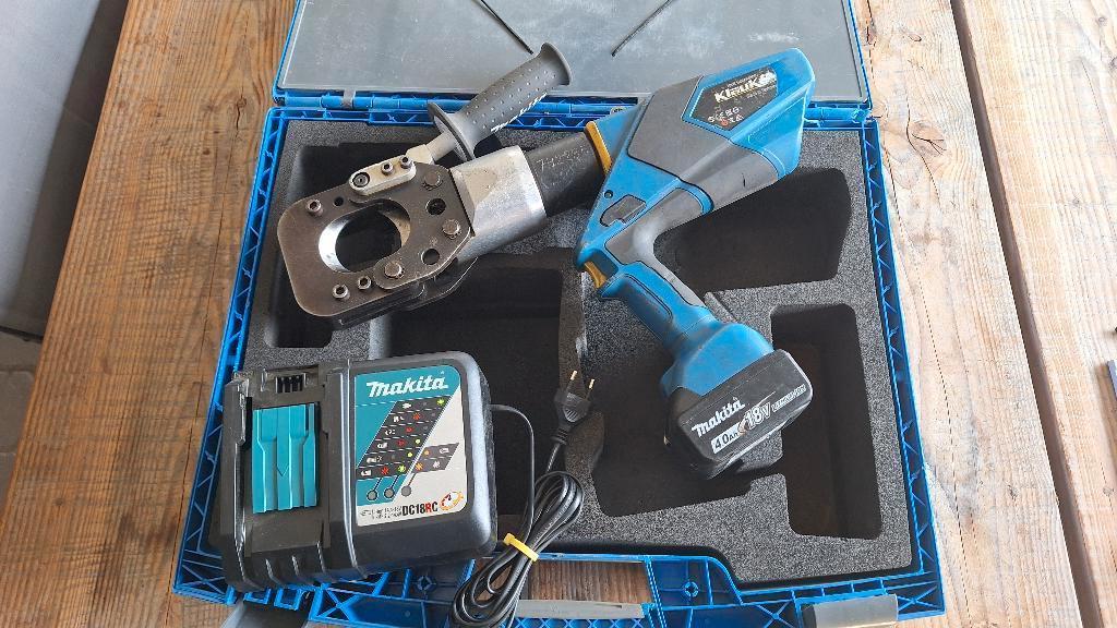 Klauke esg55cfm accu kabelschaar kabels schaar, ., Ophalen of Verzenden, Zo goed als nieuw, .