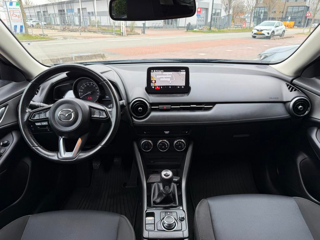 Mazda CX-3 2.0 SkyActiv-G 120 Sport Selected NAVI|Cruise, Auto's, Mazda, Stof, Euro 6, 4 cilinders, Blauw
