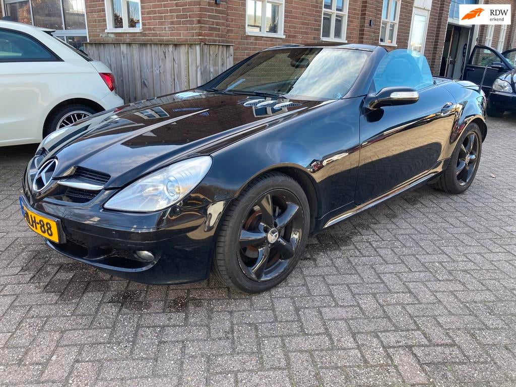 Mercedes-Benz SLK-klasse 200 K. Bj 2007 Leer , Cruise, stoel, Auto's, Achterwielaandrijving, Gebruikt, 4 cilinders, 1796 cc