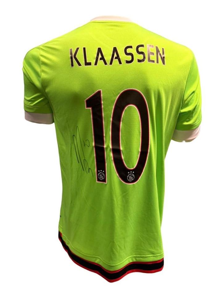 Davy Klaassen AFC Ajax 15/16 gesigneerd Uit Shirt, Verzamelen, Sportartikelen en Voetbal, Zo goed als nieuw, Shirt, Ajax, Ophalen of Verzenden