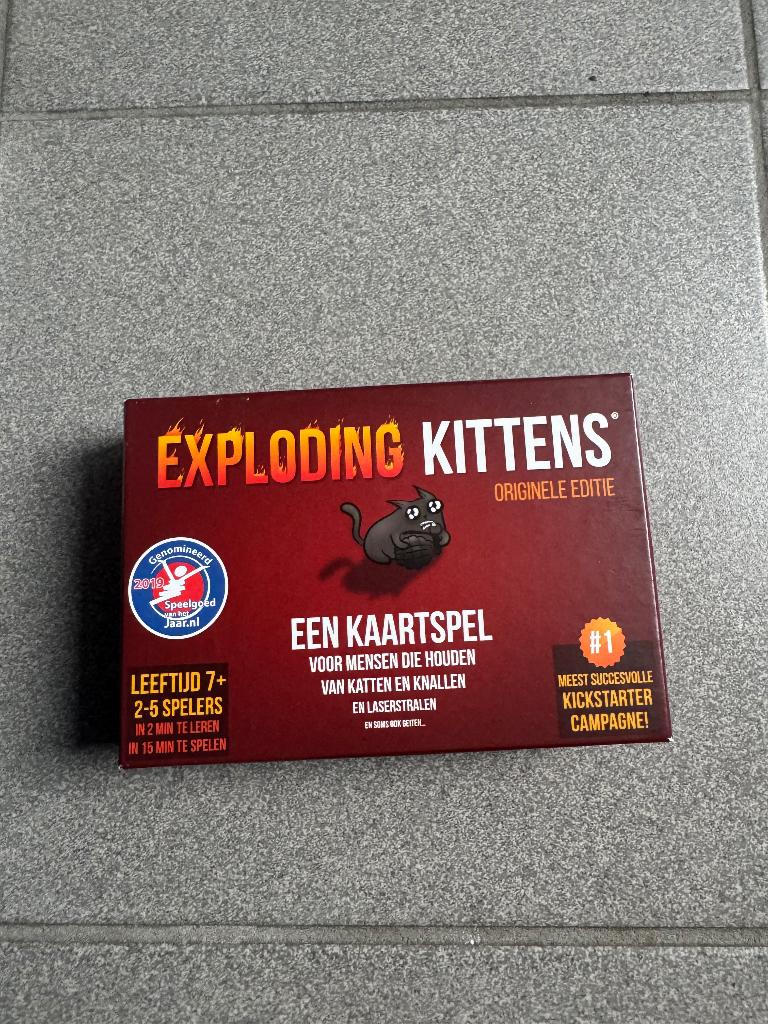 Exploding kittens, Ophalen, Zo goed als nieuw