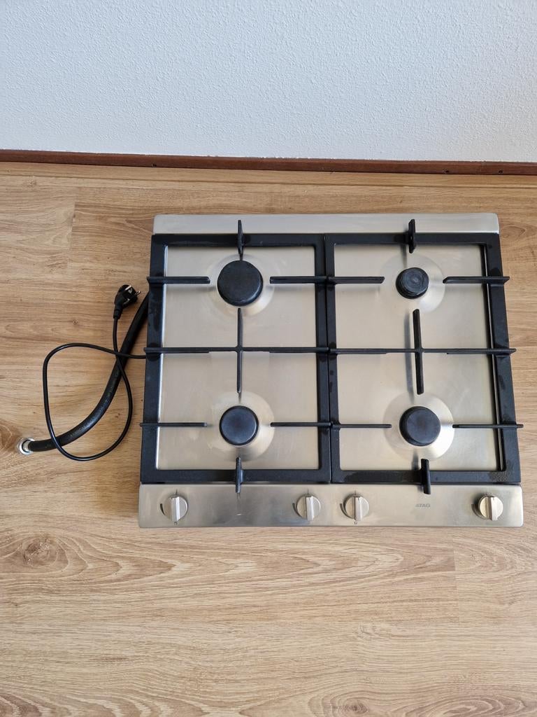 Gasfornuis, Witgoed en Apparatuur, Kookplaten, Ophalen of Verzenden, Inbouw, Gas, 4 kookzones