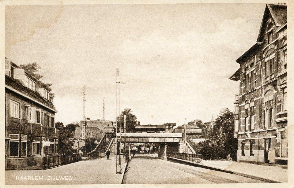 HAARLEM – Zijlweg met stoomlocomotief 1920 (VC073), Verzamelen, Ansichtkaarten | Nederland, Verzenden, Voor 1920, Ongelopen, Noord-Holland