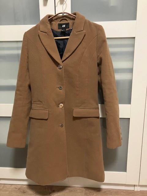 Beige dames jas H&M maat 36, Kleding | Dames, Jassen | Winter, H&M, Beige, Ophalen of Verzenden, Zo goed als nieuw