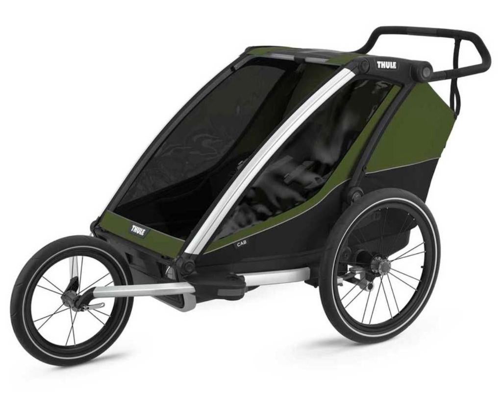 Thule chariot cab 2 fietskar 4 in 1 zgan, Ophalen, Opvouwbaar, 20 tot 40 kg, Zo goed als nieuw