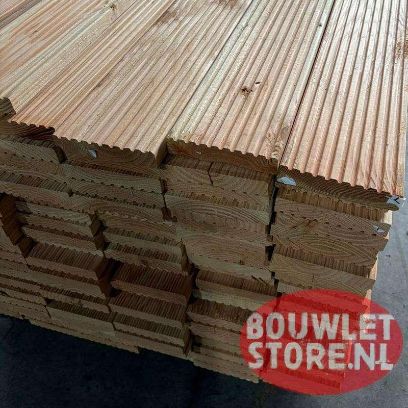 Douglas vlonderplanken | Vlonderplank | Dekdelen | 28x145mm, Ophalen of Verzenden, Nieuw, 250 cm of meer, Planken