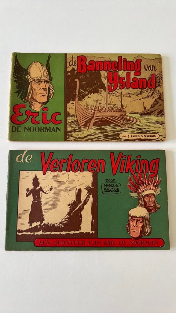 Twee delen van Eric de Noorman, Boeken, Stripboeken, Meerdere stripboeken, Ophalen of Verzenden, Zo goed als nieuw
