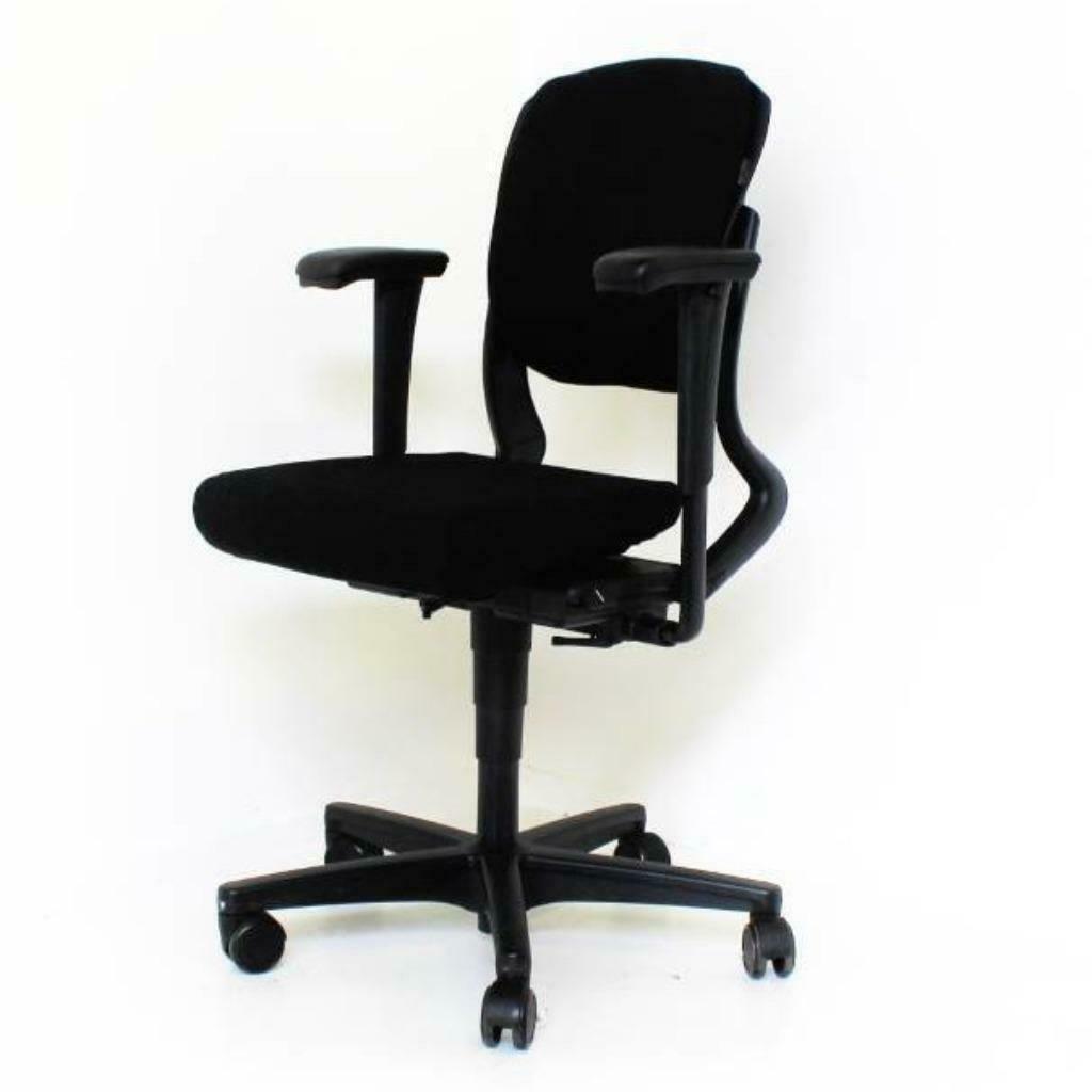 Ahrend 230 Bureaustoel Zwart Zwart Nieuwe Stof, Huis en Inrichting, Bureaustoelen, Ophalen of Verzenden, Zwart