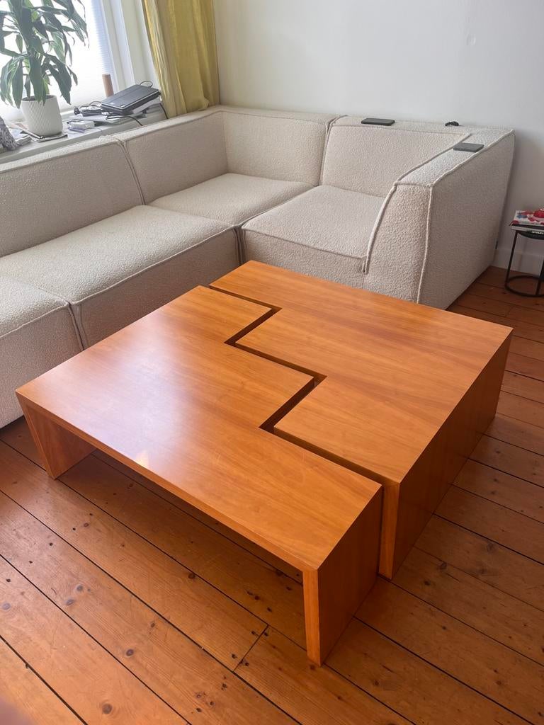 Vintage salontafel by Leolux, Huis en Inrichting, Tafels | Salontafels, Ophalen, Zo goed als nieuw