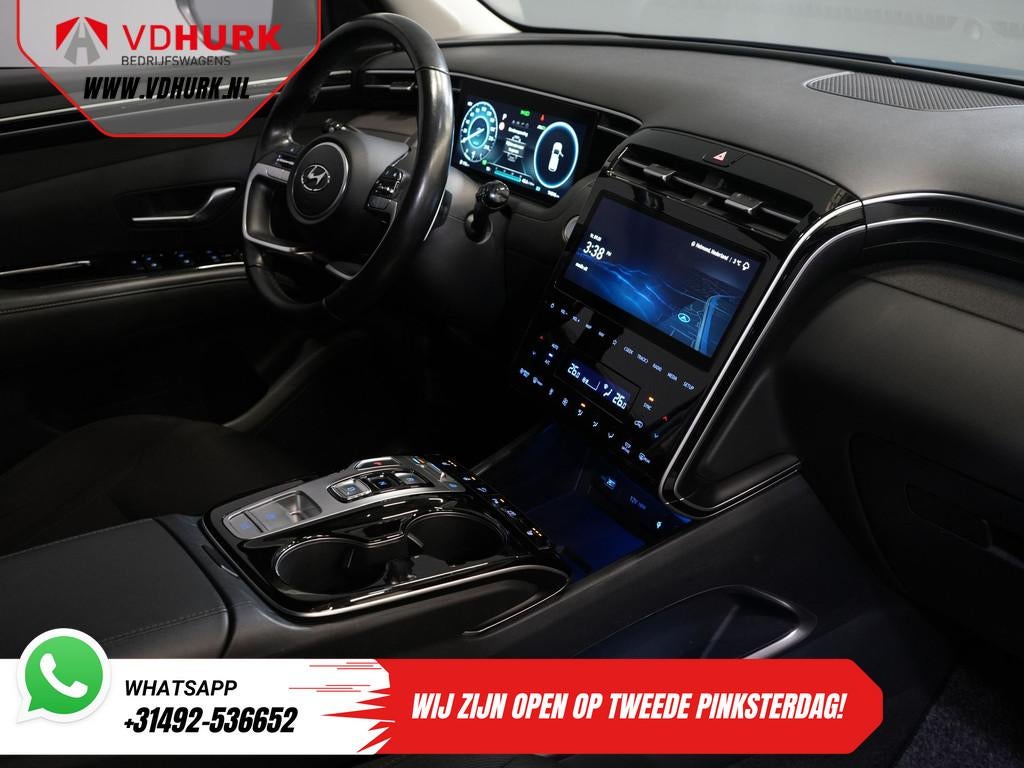 Hyundai Tucson 1.6 T-GDI PHEV Premium 4WD/ LED/ Adapt. Cruis, Stof, Gebruikt, 4 cilinders, Blauw