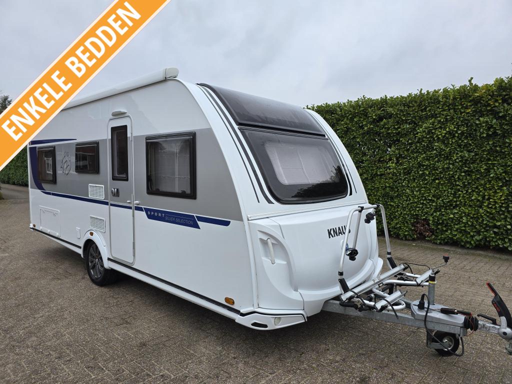 Knaus Sport Silver Selection 540 UE Dakluifel Mover Fietsrek, Rondzit, Bedrijf, Schokbreker, Knaus