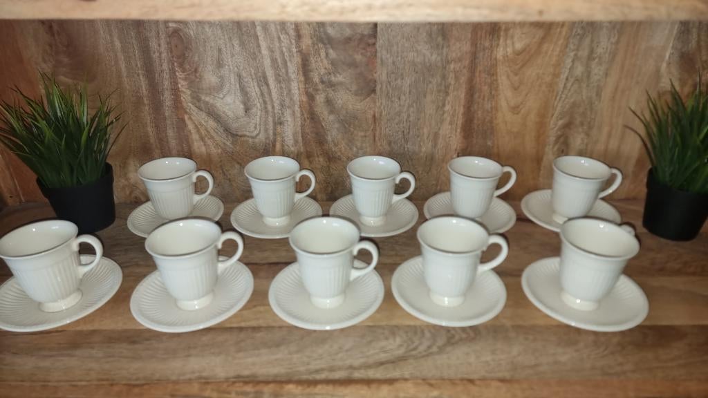 Wedgwood Edme Nieuwe Koffiekop en schotels koffie kopjes, Huis en Inrichting, Keuken | Servies, Nieuw, Ophalen of Verzenden, Wedgwood