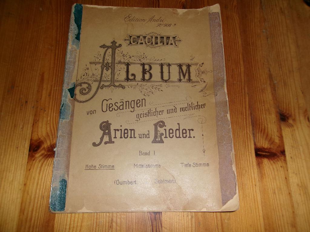Caecilia Album Arien und Lieder Band, Zang, Gebruikt, Klassiek, Ophalen of Verzenden
