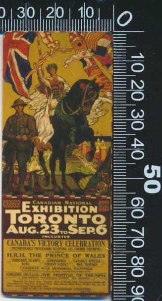Sticker: Canadian National Exhibition - Toronto, Verzamelen, Stickers, Zo goed als nieuw, Film, Tv of Omroep, Ophalen of Verzenden