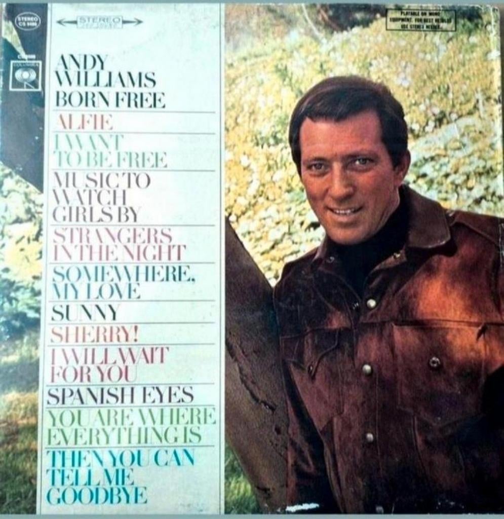 LP  ANDY WILLIAMS - Born Free, Ophalen of Verzenden, Gebruikt, 12 inch