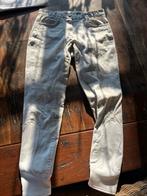 Witte rijbroek met kunstleren zitvlak 42, Ophalen of Verzenden, Dressuur