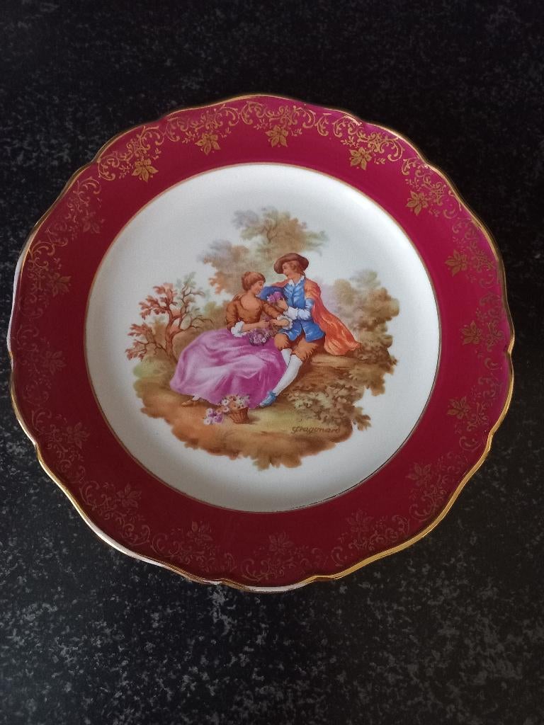 Limoges bord 25 cm doorsnee, Ophalen