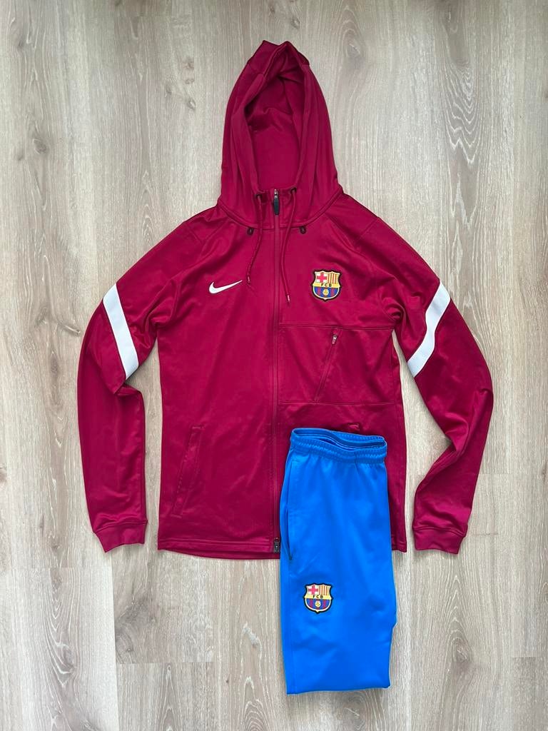 FC Barcelona Nike trainingspak 21/22 Maat S, Ophalen of Verzenden, Zo goed als nieuw, Nike, Nike