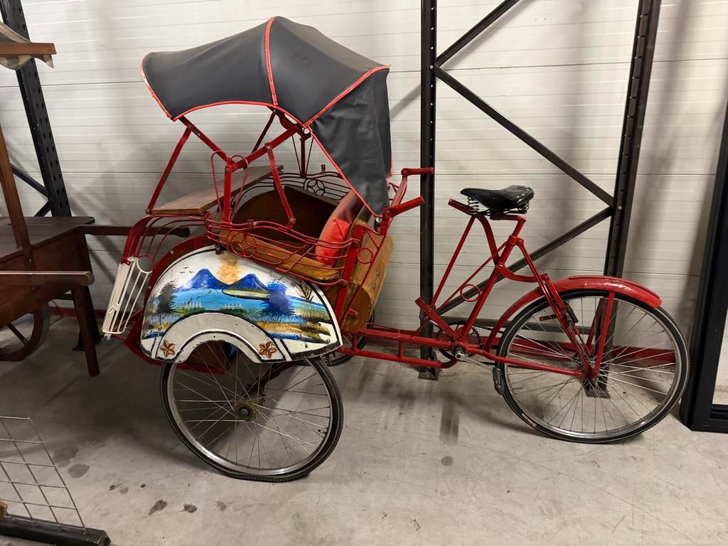 Riksja fiets in goede staat, Ophalen, Gebruikt, 2 kinderen, Overige merken