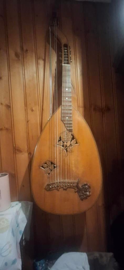 Antieke Basluit Max Richard Adler-Casparie,, Muziek en Instrumenten, Snaarinstrumenten | Overige, Ophalen, Gebruikt, Luit, Saz of Bouzouki
