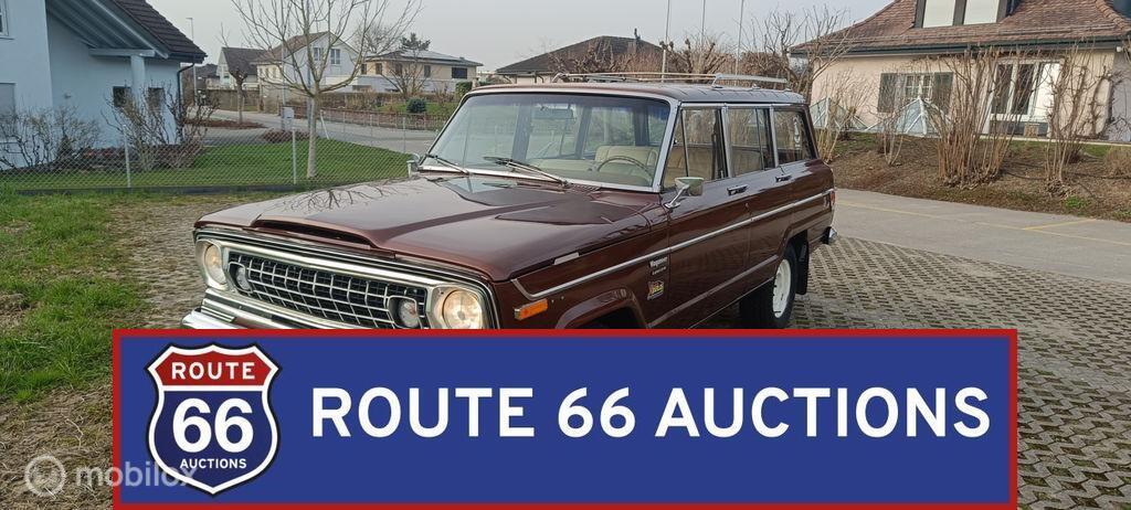 Jeep Wagoneer | 1976 | Route 66 Auctions, Auto's, Jeep, Overige carrosserieën, Zwart, Bedrijf