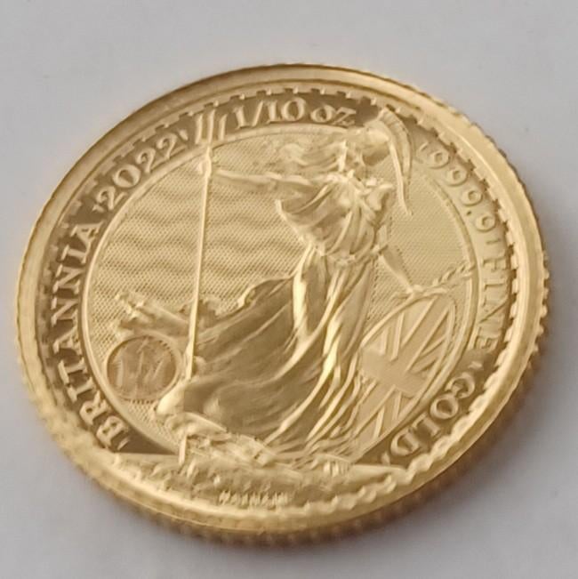 1/10 ounce gouden Britannia, Postzegels en Munten, Edelmetalen en Baren, Ophalen of Verzenden, Goud