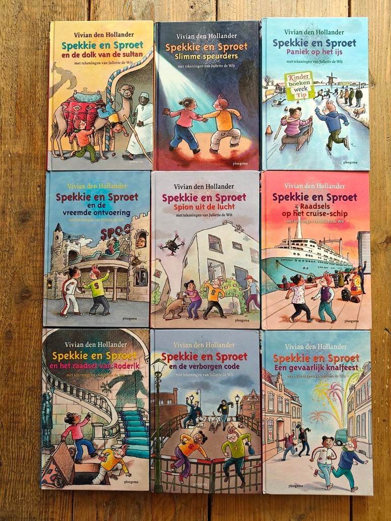 9 Boeken van Spekkie en Sproet., Ophalen of Verzenden, Zo goed als nieuw, Fictie algemeen
