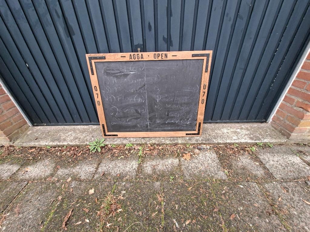 Leuk ouder model "AGGA" (Den Haag) krijtbord/schoolbord, Diversen, Schoolborden, Ophalen, Gebruikt, Krijtbord