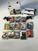 Xbox 360 Elite met Kinect, 2 controllers en 12 games, Ophalen, Met games, 360 Elite of Super Elite, Met 2 controllers