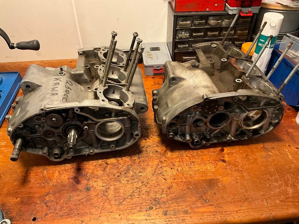 Kawasaki S1-250 CC driecilinder tweetakt opruiming, Ophalen, Gebruikt