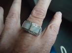 mooie dikke TISENTO ring met paarlemoer en steentjes m 18,5, Ophalen of Verzenden, Zo goed als nieuw, 17 tot 18, Dame