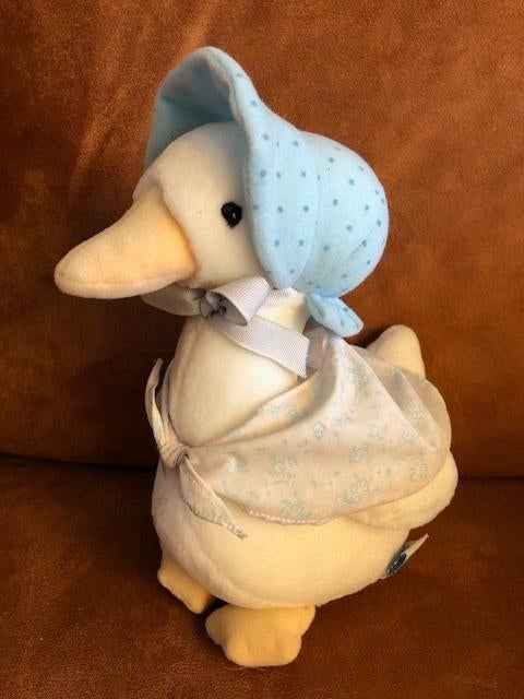 Beatrix Potter Eend Knuffel Pluche Jemima Puddle-Duck, Eden, Kinderen en Baby's, Ophalen of Verzenden, Zo goed als nieuw, Eend