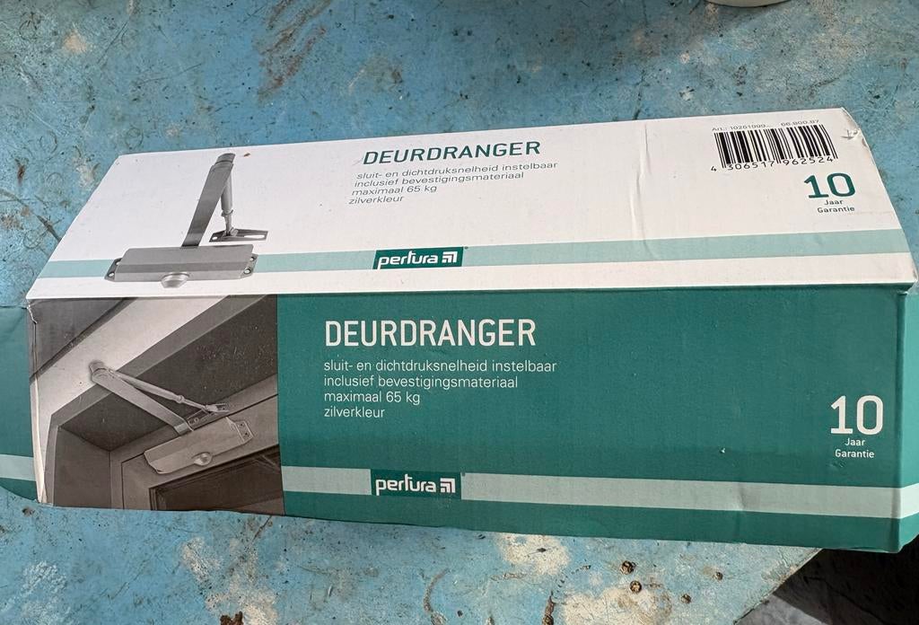 Deurdranger Pertura - Instelbaar, Zilverkleurig, Doe-het-zelf en Verbouw, Ophalen of Verzenden, Nieuw, Overige materialen, Overige typen