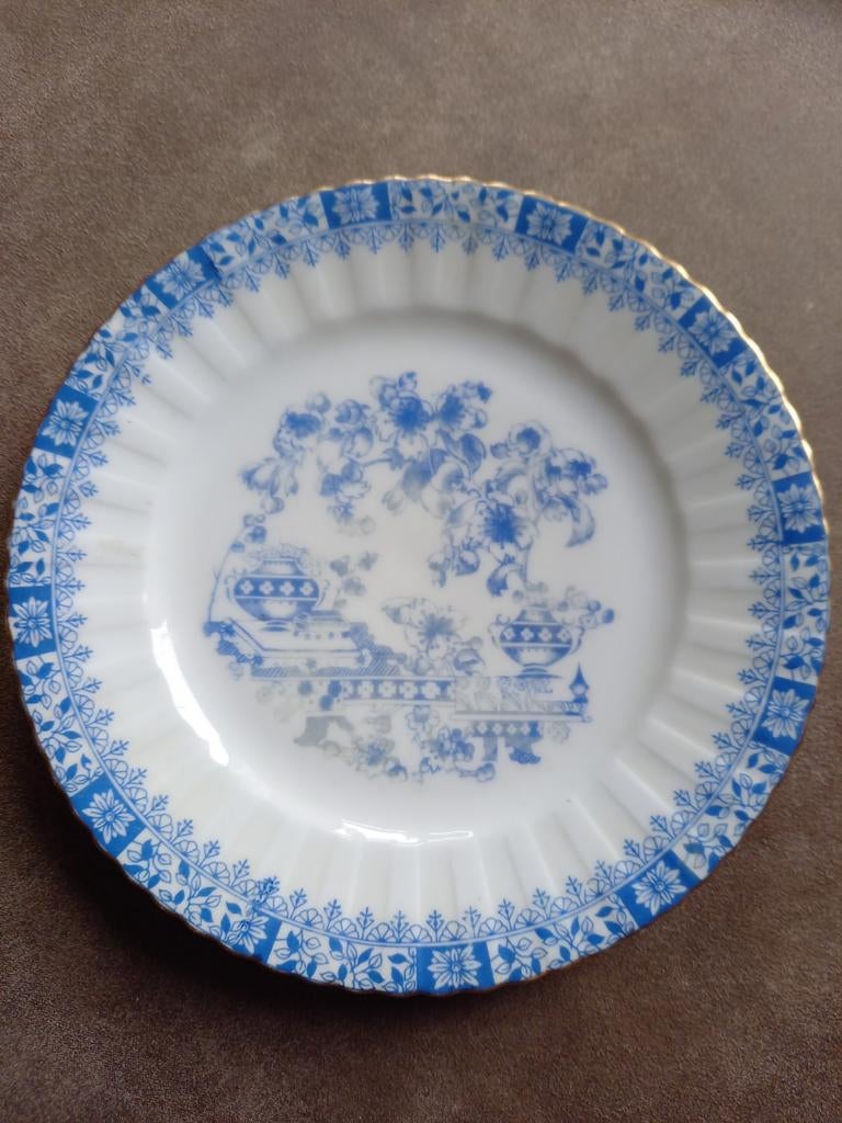 Bord van Chinablau Bavaria., Ophalen of Verzenden